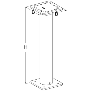 COLUMN FOR ROOF DF AV