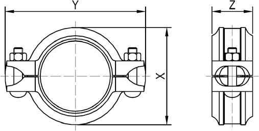 FLEXIBLE COUPLING INOX MOD. F270SS