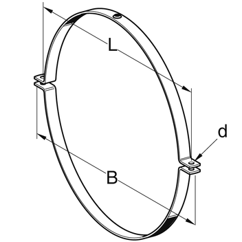 DUCTING CLAMP PLU > DN 560