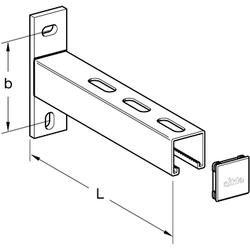 CANTILEVER BRACKET AK SS